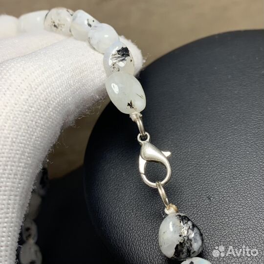 Винтажные Колье И Браслет Лунный Камень Ретро