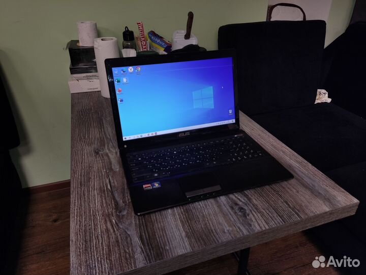 Ноутбук Asus (AMD E2/8 Gb/512ssd/hd 6380g)