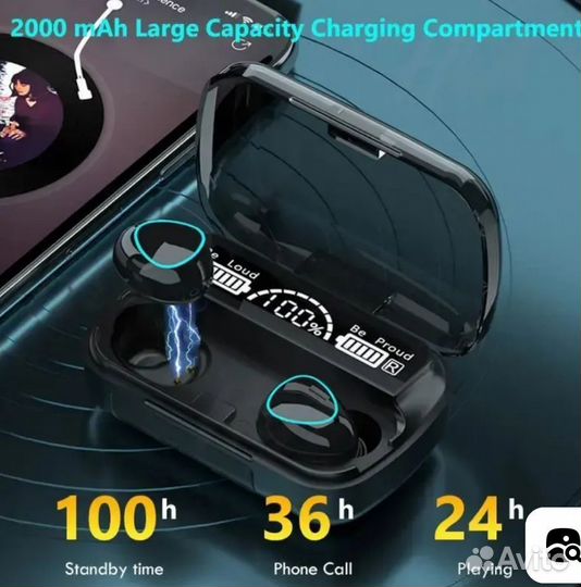 Беспроводные наушники TWS M10