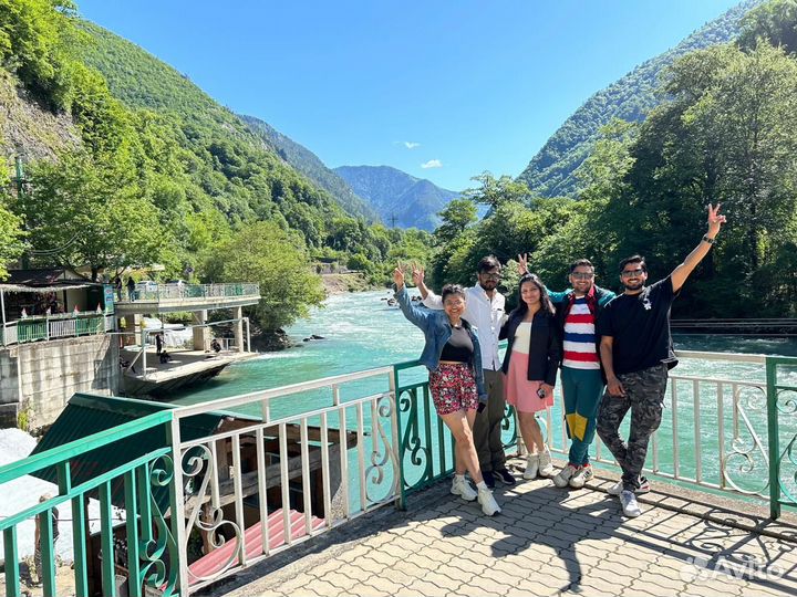 Джип тур в Абхазию Рица, Гагра, Гекский водопад