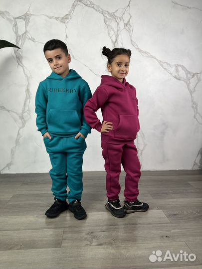 Теплый флисовый костюм