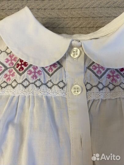 Рубашка для девочки zara 74