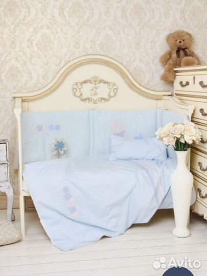 Комплект постельного белья с бортиками choupette