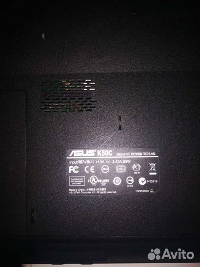Ноутбук asus k50c