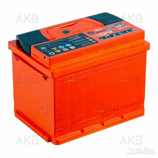 Аккумулятор автомобильный Зверь 65Ач 700A обр. пол