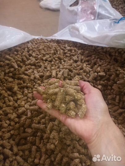 Сухая пивная дробина - корм животным