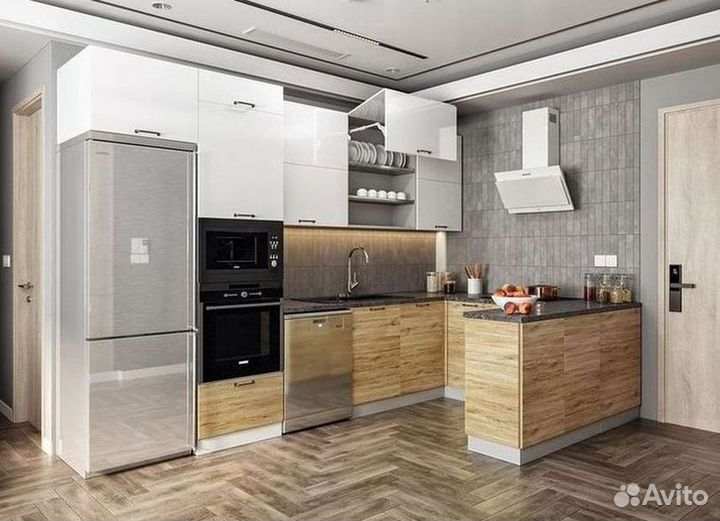 Кухня с техникой