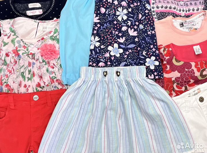 Пакет фирменных летних вещей для девочки 98 -104