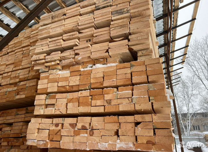 Доска обрезная 25х150х6000мм от производителя