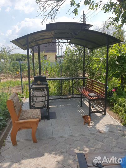 Беседка с мангалом