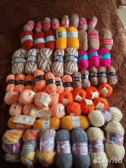 Пряжа в ассортименте