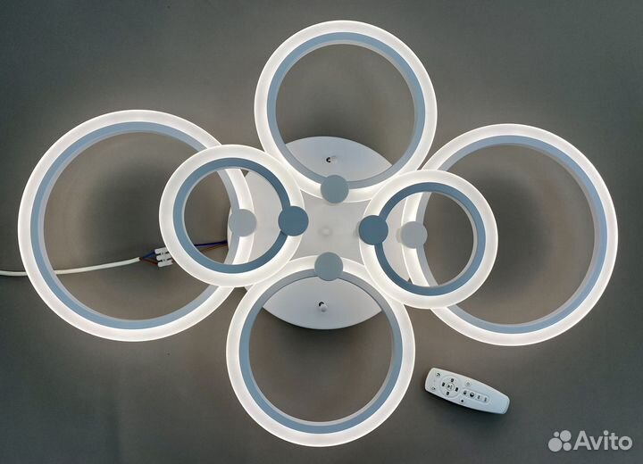 Люстра светодиодная Этерна с пультом