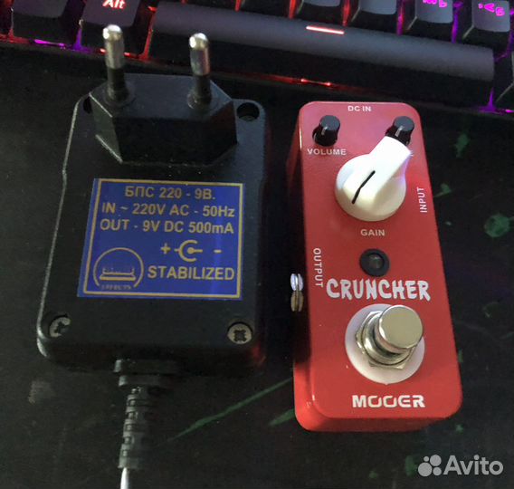 Гитарная педаль Distortion Mooer Cruncher