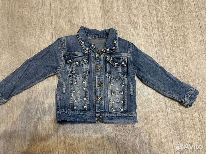Джинсовая куртка для девочки