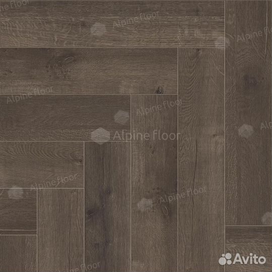 Кварцвиниловая плитка Alpine Floor Parquet Lvt Дуб