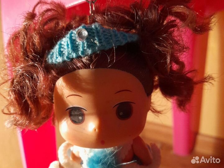 Кукла брелок новая