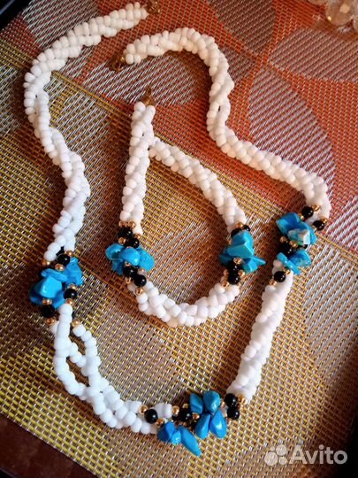 Колье с браслетом.кольца Соколов