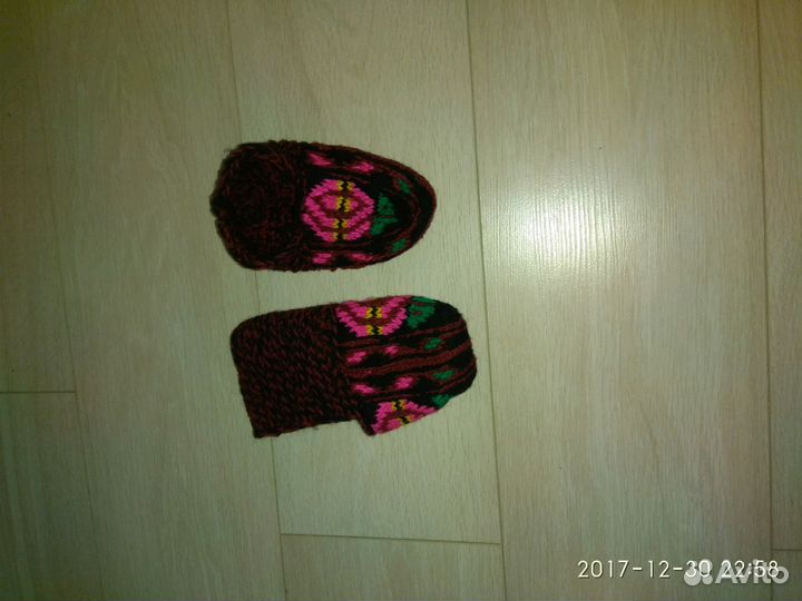 Тапочки вязанные