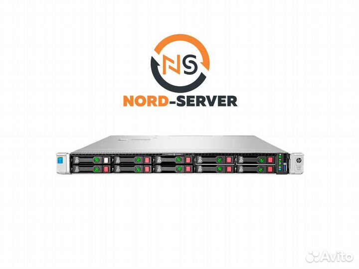 Сервер HP DL360 Gen9 10SFF 2x E5-2670 v3 128GB
