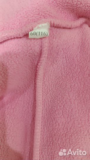 Флисовый комбинезон для девочки 116