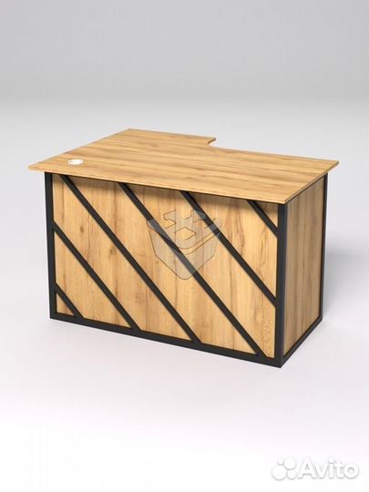 Стол эргономичный офисный сэ-16А (правосторонний)