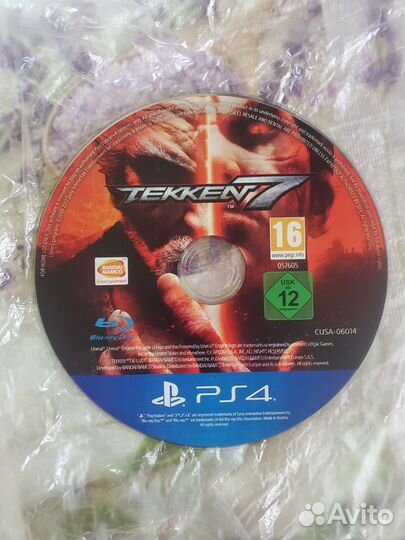 Tekken 7 ps4 диск