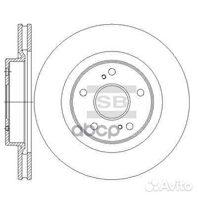 Диск тормозной передний suzuki grand vitara II
