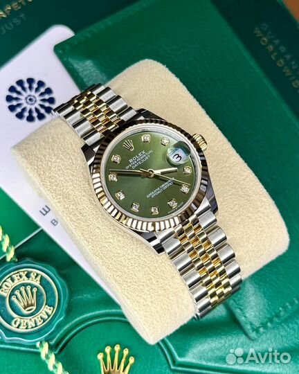 Часы Rolex datejust green 31 mm оригинал