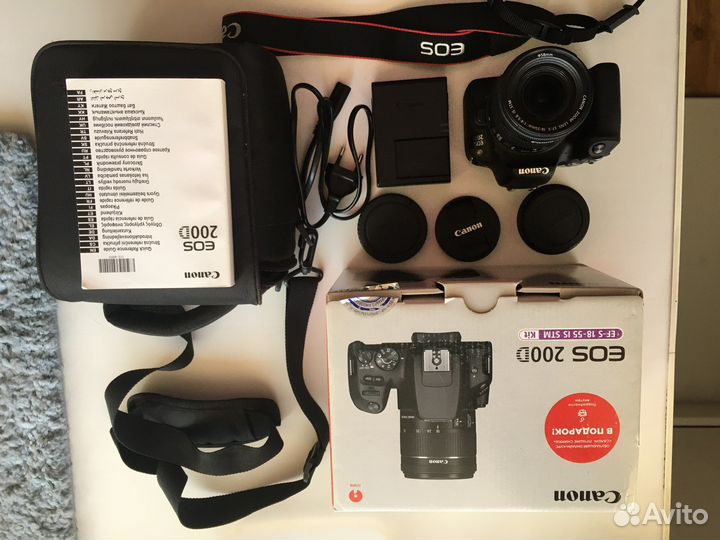 Canon eos 200d kit фотоаппарат