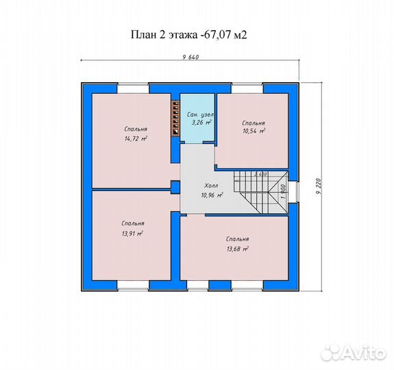 Альбом Проект дома - 136,0 м2