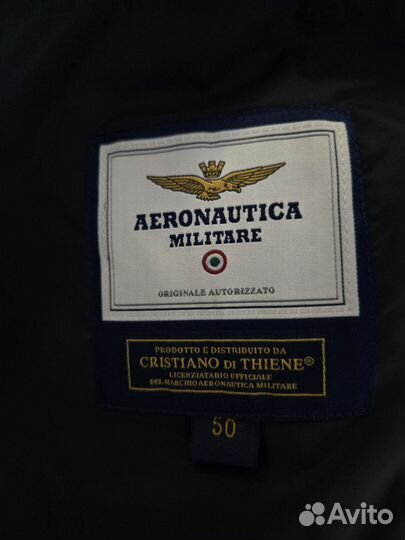Пуховик Aeronautica Militare полноразмерный
