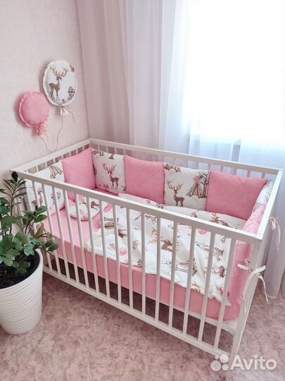 Бортики в детскую кроватку. новые