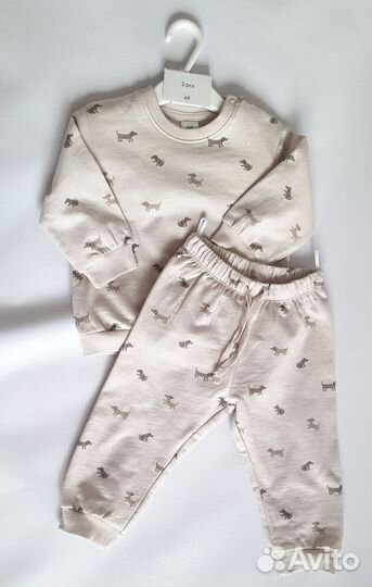 Костюм с начесом для девочки