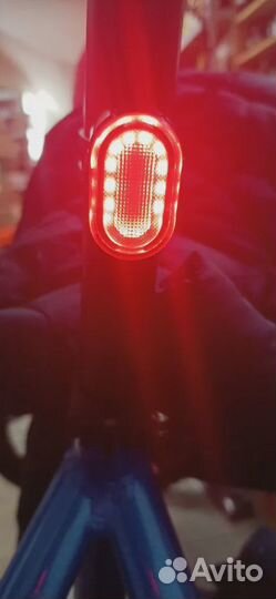 Велофонарь аккумуляторный задний