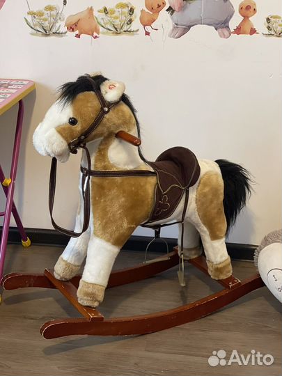 Детская качалка лошадь,звуковая