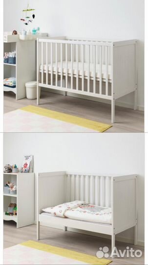 Детская кроватка IKEA сундвик