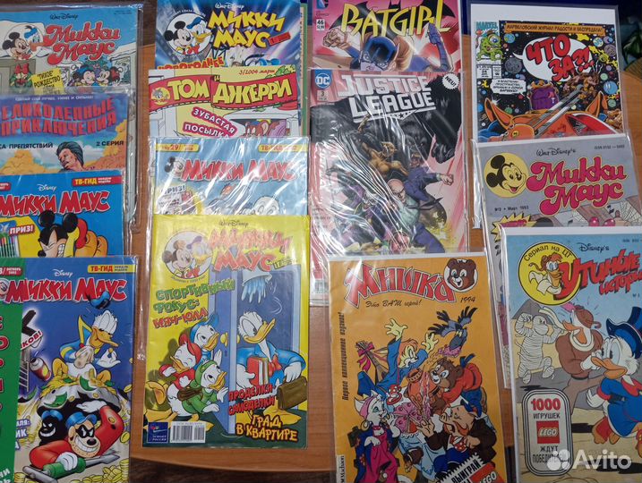 Комиксы старые Микки Маус Том и Джерри