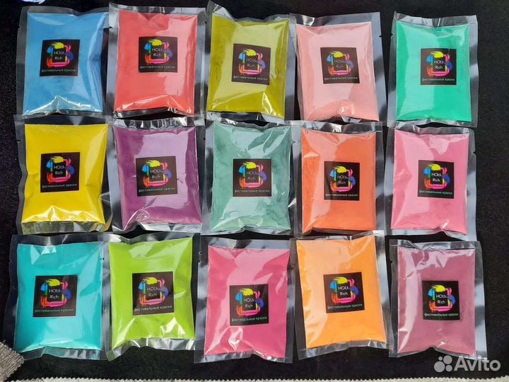 Краски holi rich, порошок холи 100 гр
