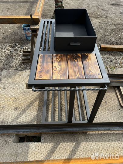 Мангал в стиле лофт