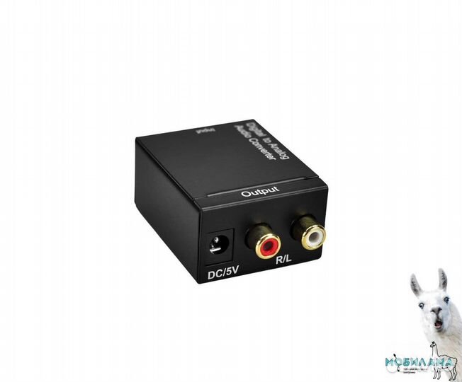 Spdif Toslink/RCA аудио конвертер (оптика на RCA)