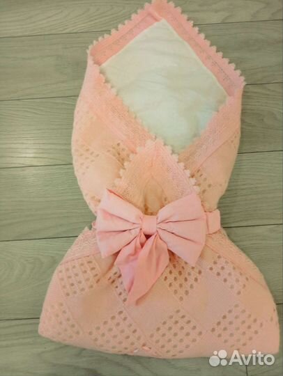 Конверт одеяло на выписку весна -лето