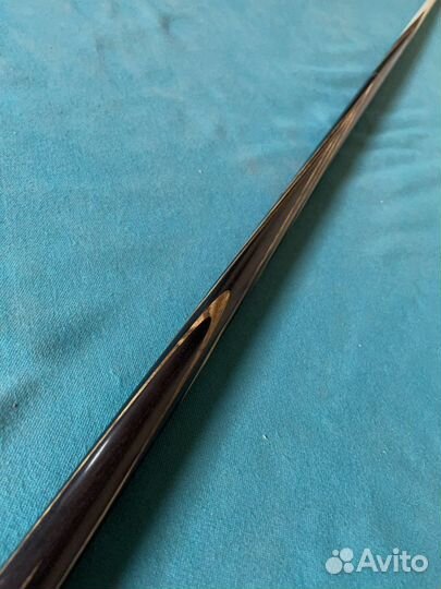 Кий для русского бильярда черный граб