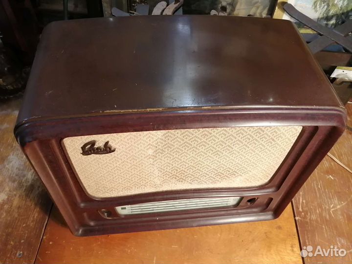 Радиоприемник ламповый Рига 6 СССР 1952 г