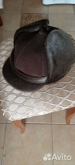 Норковая шапка мужская