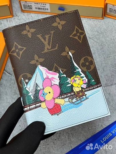 Обложка для паспорта Louis Vuitton новая