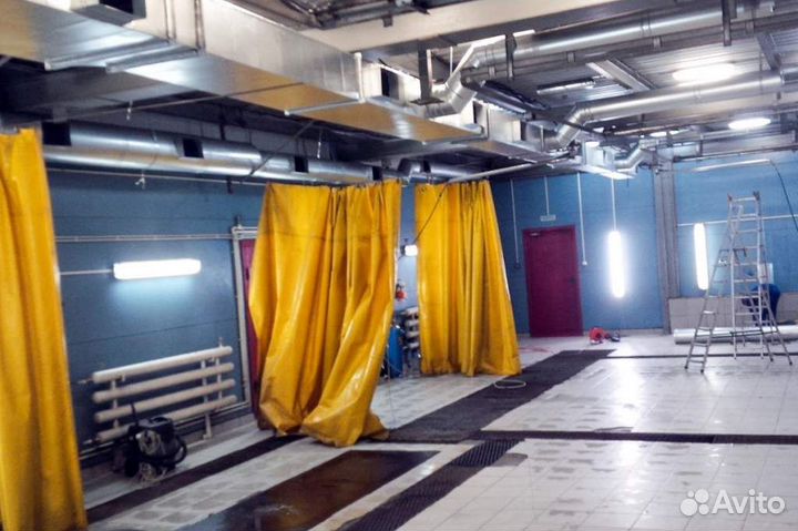 Шторы для автомоек и автосервисов, складов