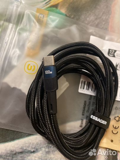 Кабель type c 100W