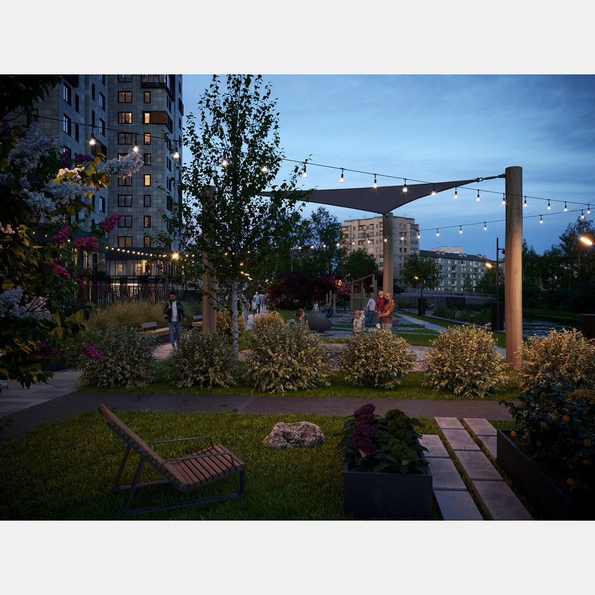 1-к. апартаменты, 40,4 м², 13/13 эт.