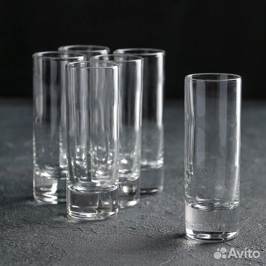 Набор высоких стопок 