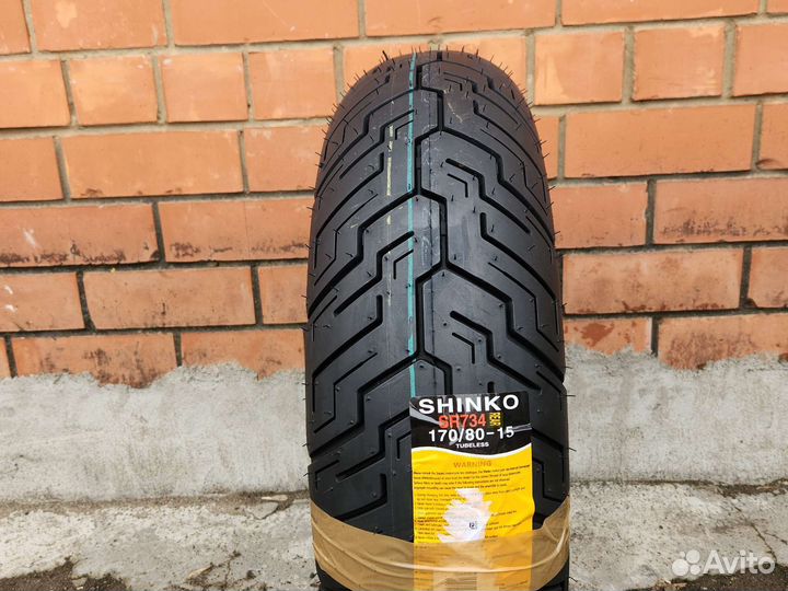 Мотошина 170 80 15 Шинко 734